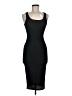 Flounce Solid Black Cocktail Dress Size 6 - photo 1