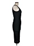 Flounce Solid Black Cocktail Dress Size 6 - photo 4