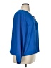 Alfani 100% Polyester Blue 3/4 Sleeve Blouse Size XL - photo 4