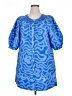 Oliphant 100% Cotton Blue Casual Dress Size XL - photo 1