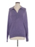 Khaite Purple Cashmere Pullover Sweater Size L - photo 1