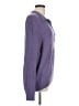 Khaite Purple Cashmere Pullover Sweater Size L - photo 4