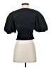 FRAME Solid Black Short Sleeve Top Size XS - photo 2