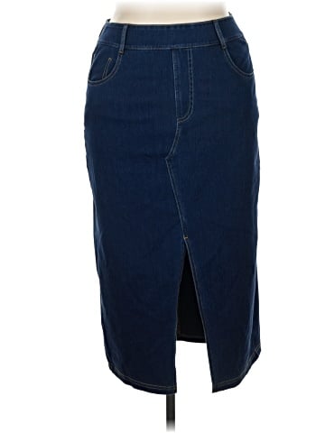 Halara Denim Skirt (view 1)