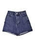 Zara Blue Denim Shorts Size 4 - photo 1