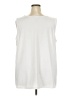 Catherines White Sleeveless T-Shirt Size 3X - photo 2