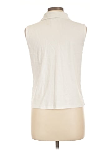 Rafaella Sleeveless Button-Down Shirt (view 2)