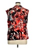 Kasper Red Sleeveless Blouse Size XL - photo 2