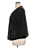 August Silk 100% Linen Black 3/4 Sleeve Top Size XL - photo 5