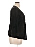 August Silk 100% Linen Black 3/4 Sleeve Top Size XL - photo 4