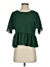 Wilfred 100% Polyester Green Short Sleeve Blouse Size XXS - photo 1