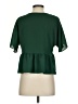 Wilfred 100% Polyester Green Short Sleeve Blouse Size XXS - photo 2