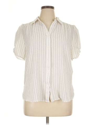 Adrianna Papell Short Sleeve Blouse (view 1)