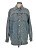 Steve Madden Argyle Blue Denim Jacket Size S - photo 1