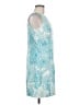 Etcetera Paisley Teal Cocktail Dress Size 6 - photo 4