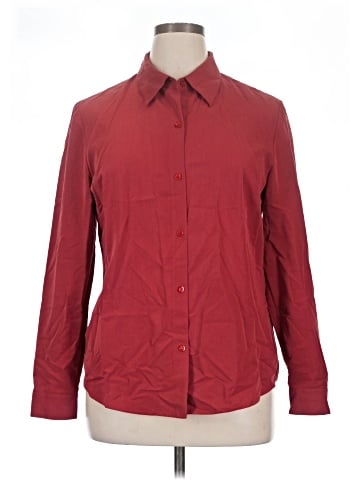 Liz Claiborne Long Sleeve Button-Down Shirt (view 1)
