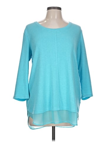 JM Collection Pullover Sweater (view 1)