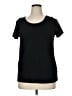 Kaileigh Black Short Sleeve Top Size XL - photo 1