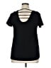 Kaileigh Black Short Sleeve Top Size XL - photo 2