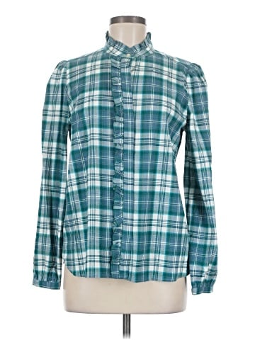 Ann Taylor LOFT Long Sleeve Button-Down Shirt (view 1)