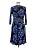 Alfani Paisley Blue Casual Dress Size M - photo 2