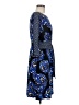Alfani Paisley Blue Casual Dress Size M - photo 4