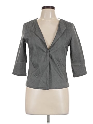 Max Studio 3/4 Sleeve Button-Down Shirt (view 1)