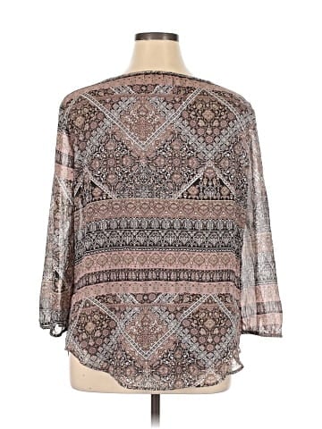 St. John's Bay 3/4 Sleeve Blouse (view 2)
