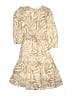 Assorted Brands 100% Polyester Animal Print Ivory Tan Dress Size 16 - photo 1