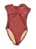 J.Crew Solid Burgundy One Piece Swimsuit Size 2 - photo 1