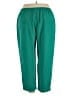 Susan Graver 100% Polyester Solid Green Casual Pants Size 2X (petite) - photo 2
