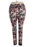 Roaman's Print Pink Active Pants Size 22 (1X) - photo 1
