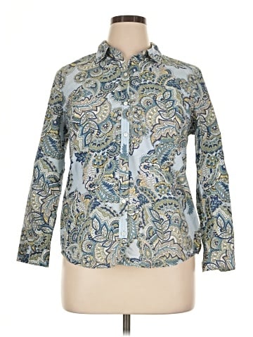 Charter Club Long Sleeve Button-Down Shirt (view 1)