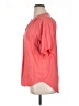 Zenana 100% Rayon Pink Short Sleeve Blouse Size XL - photo 5
