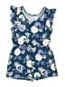 Tea 100% Cotton Floral Blue Dress Size 14 - photo 2