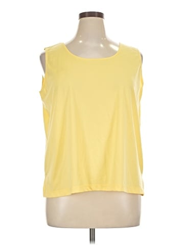 Susan Graver Sleeveless T-Shirt (view 1)