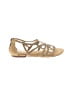 Two Lips Gold Sandals Size 7 - photo 1