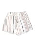 Shein Curve 100% Polyester Stripes White Shorts Size 12 Plus (0) - photo 1