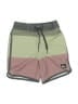 Quiksilver Color Block Green Board Shorts Size 4 - photo 1