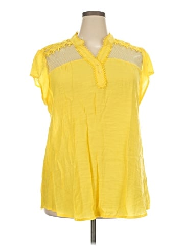 Perch by Blu Pepper Short Sleeve Blouse (view 1)