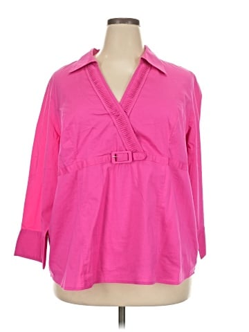 Lane Bryant Outlet 3/4 Sleeve Blouse (view 1)