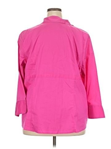 Lane Bryant Outlet 3/4 Sleeve Blouse (view 2)