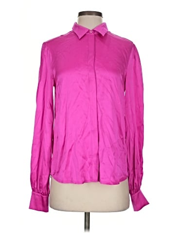 Generation Love Long Sleeve Silk Top (view 1)
