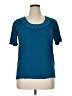 Cato Teal Short Sleeve Top Size 14 - photo 1