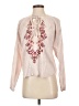 Splendid Pink Long Sleeve Blouse Size S - photo 1