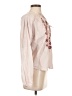 Splendid Pink Long Sleeve Blouse Size S - photo 4