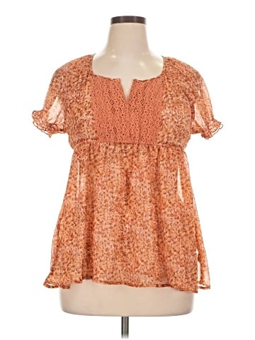 Mudd Short Sleeve Blouse (view 1)
