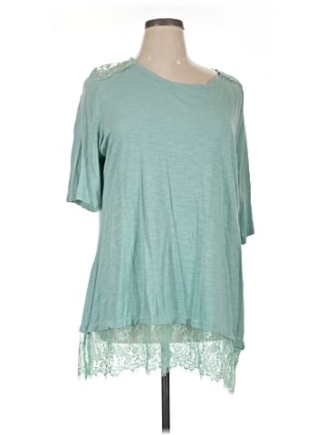 LOGO by Lori Goldstein Short Sleeve Top (view 1)