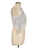 Shein Silver Sleeveless Blouse Size L - photo 4