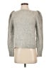 LoveShackFancy Metallic Silver Wool Pullover Sweater Size XS - photo 1
